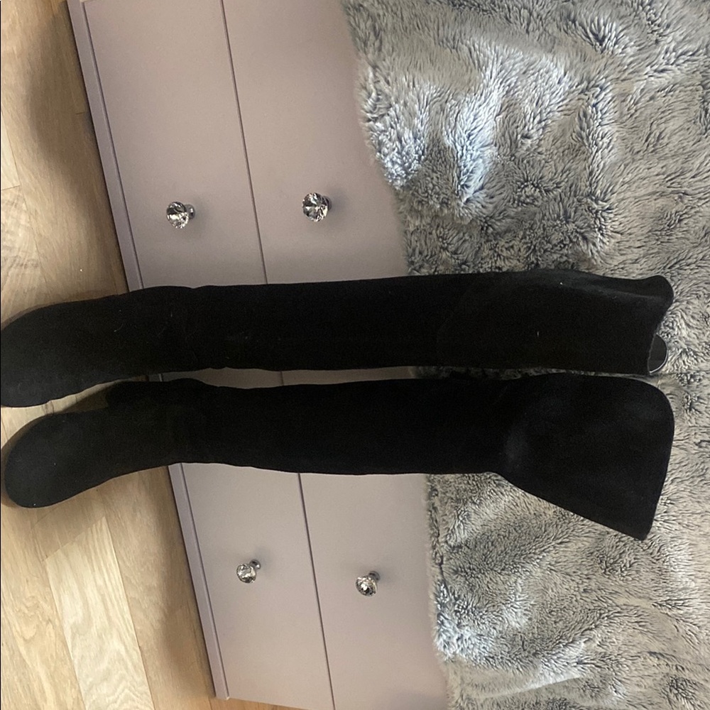 Cole Haan Black Over the Knee Boots